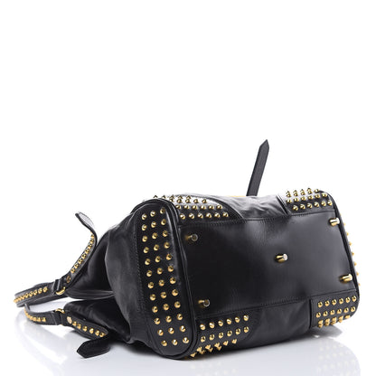 Burberry Lambskin Bridle Studs Small Canterbury Tote Black 4 of 13