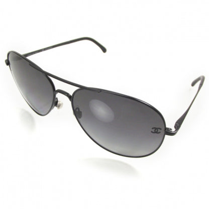 Chanel Aviator Sunglasses 4189-T-Q Black 1 of 9