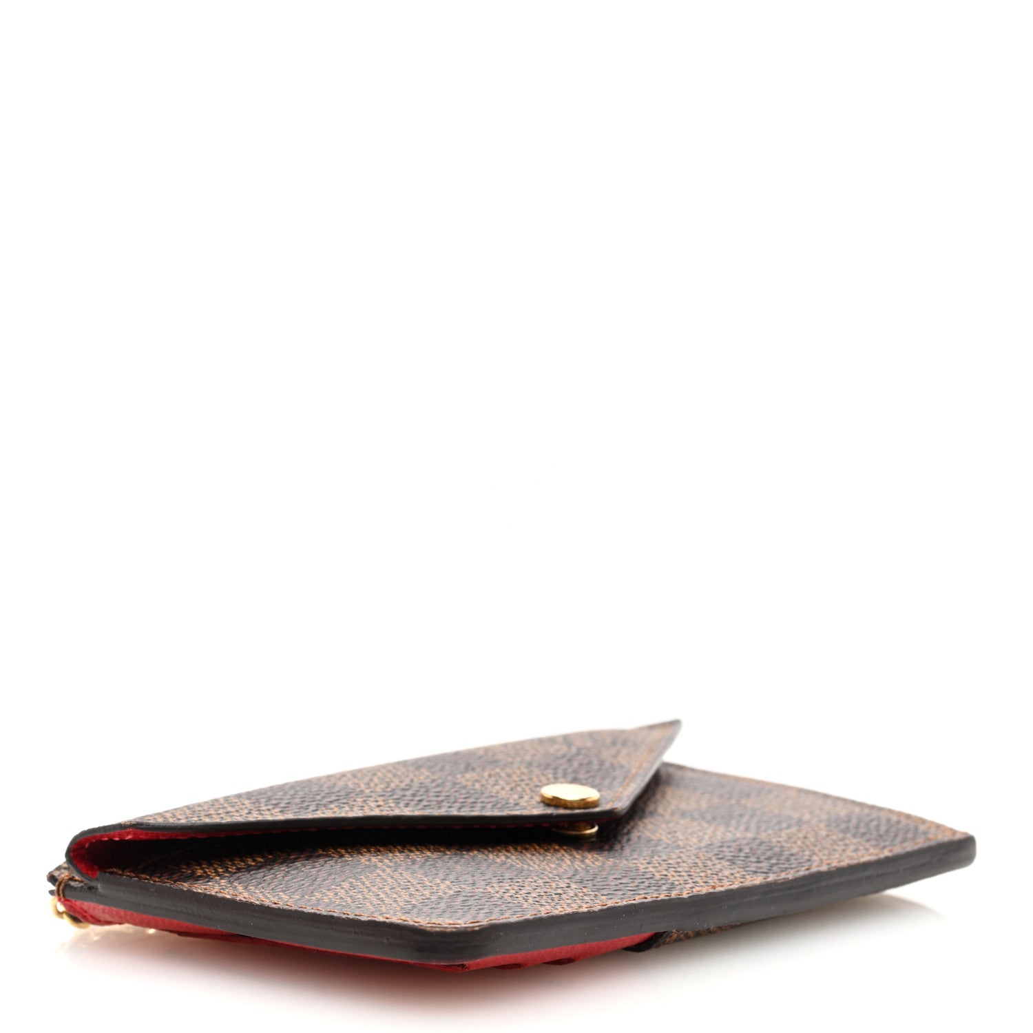 Louis Vuitton Damier Ebene Recto Verso Card Holder Red 4 of 7