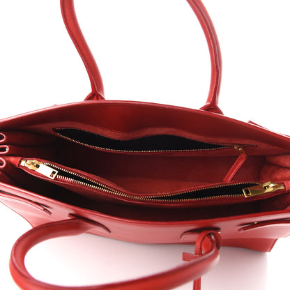 Saint Laurent Calfskin Large Sac De Jour Lipstick Red 5 of 10
