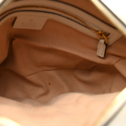 Gucci GG Supreme Monogram Small Horsebit 1955 Shoulder Bag Beige Mystic White 5 of 12