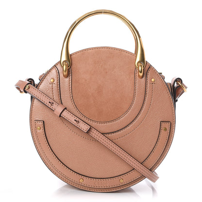 Chloe Calfskin Suede Small Pixie Bag Nougat 1 of 7