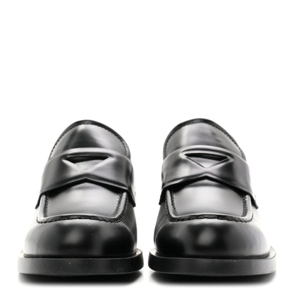 Prada Spazzolato Loafers 40.5 Black 3 of 11