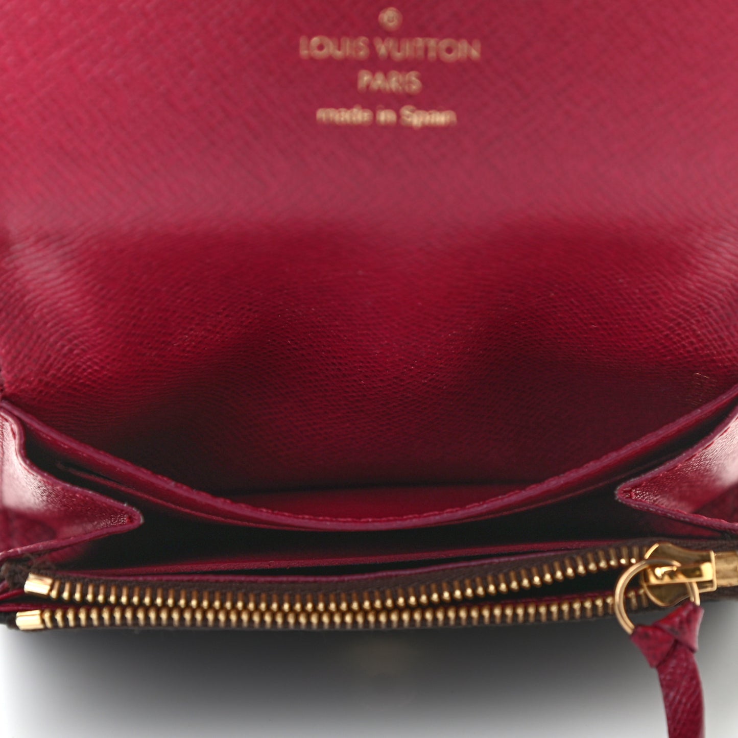 Monogram Rosalie Coin Purse Fuchsia