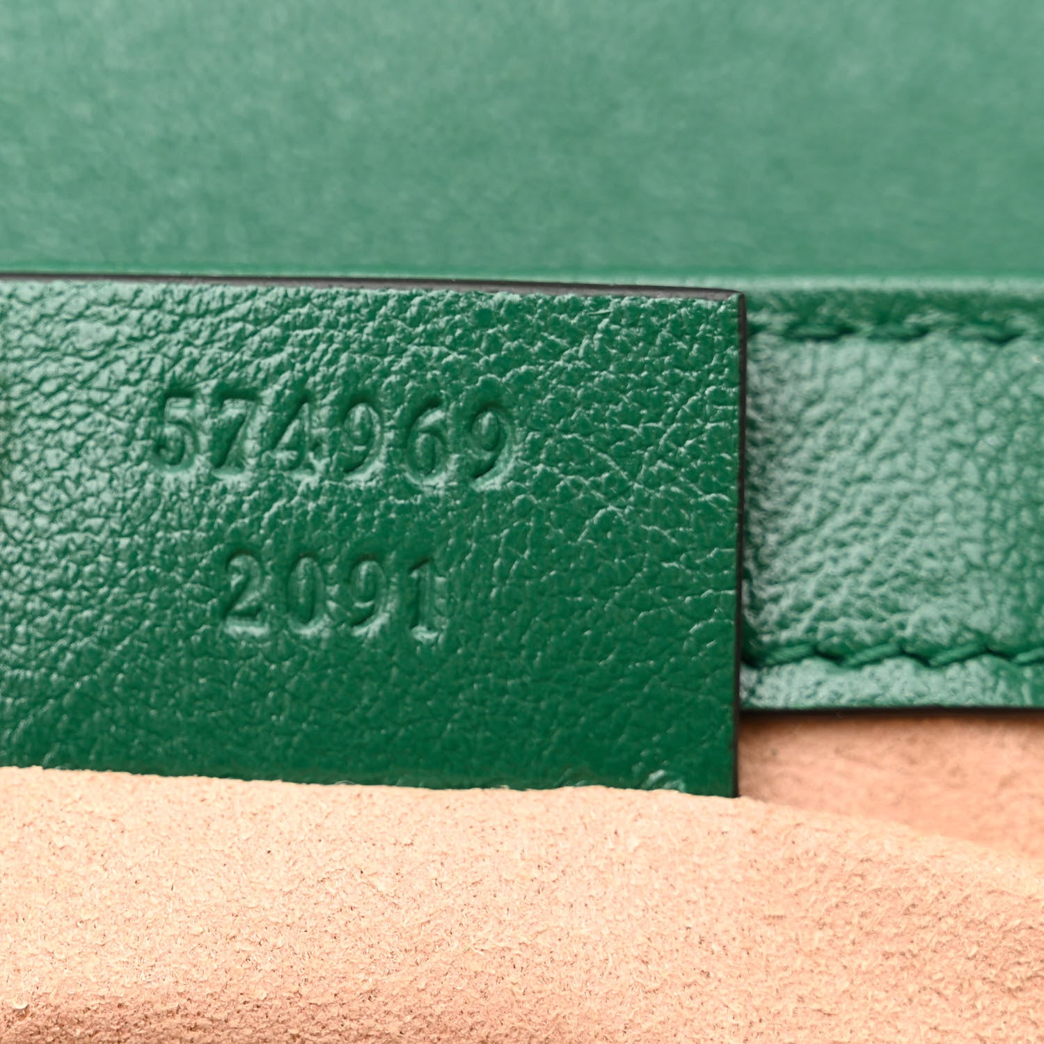 Gucci Azalea Calfskin Enamel Matelasse Diagonal Super Mini Torchon GG Marmont Shoulder Bag New Shamarock Emerald 7 of 10