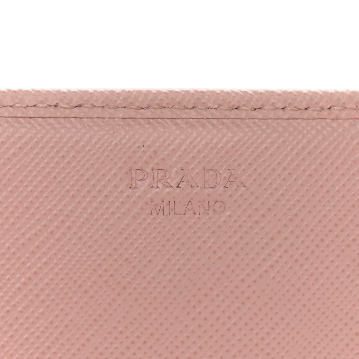 Prada Saffiano Metal Oro Chain Wallet Orchidea 5 of 8