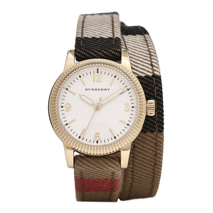 Burberry Stainless Steel Calfskin 30mm Double Wrap Quartz Watch BU7851 1 of 5