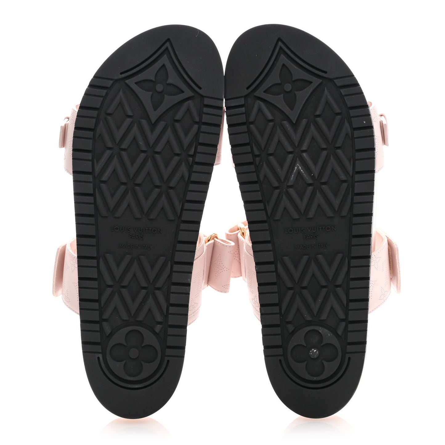 Mahina Bom Dia Flat Mule Sandals 39 Light Pink