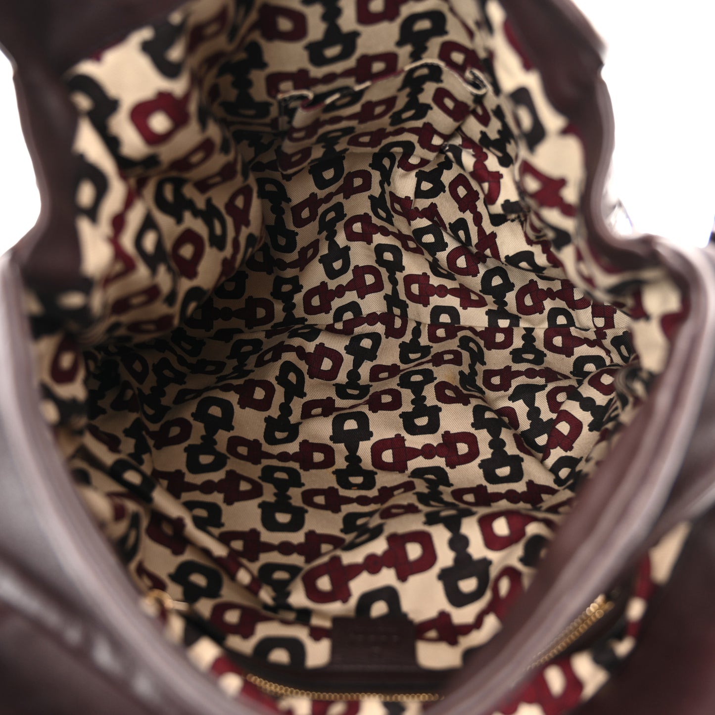 Guccissima Medium Hysteria Tote Chocolate