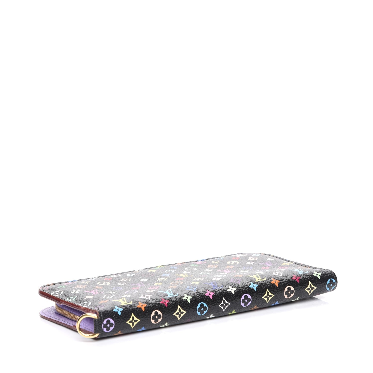 Louis Vuitton Monogram Multicolor Insolite Wallet Black Violet 6 of 7
