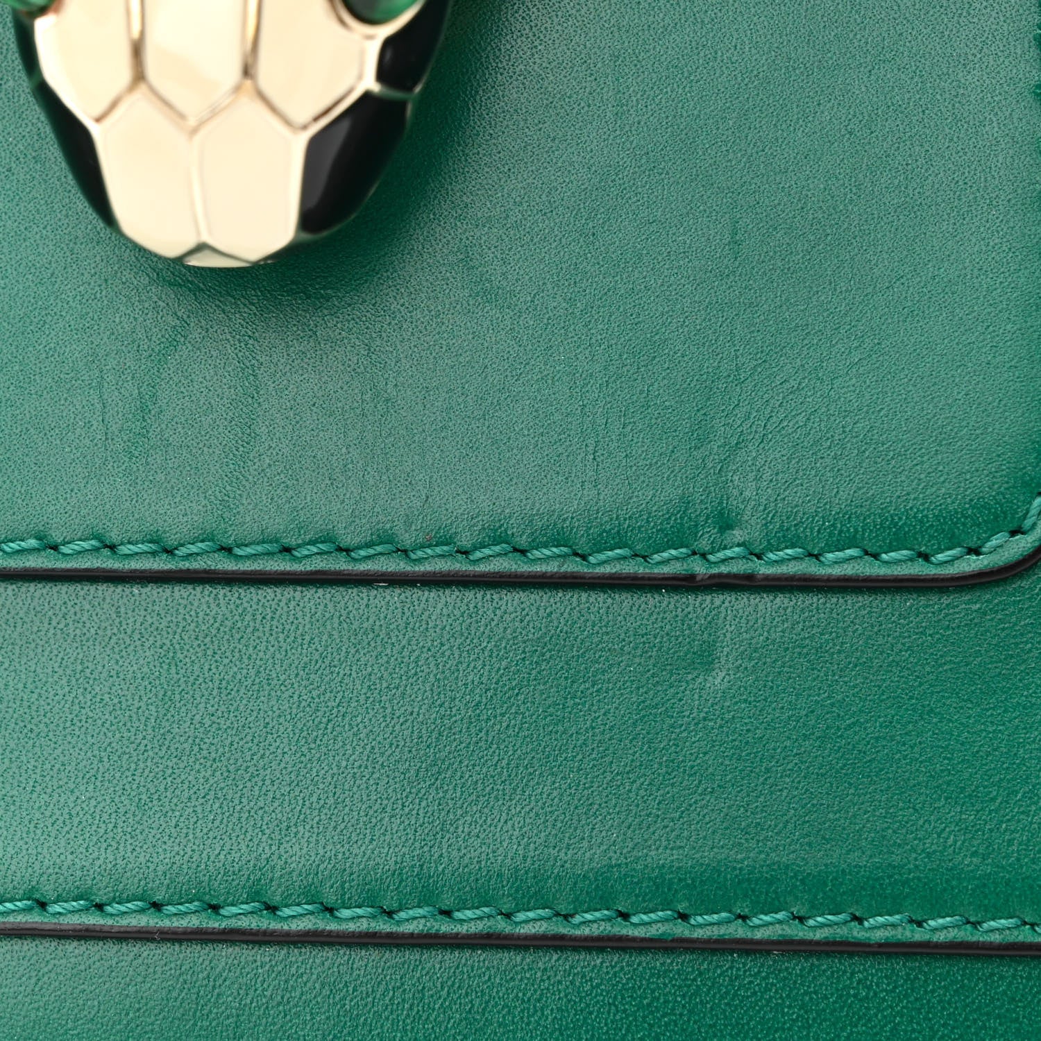 Bulgari Calfskin Serpenti Forever Crossbody Bag Emerald Green 13 of 13