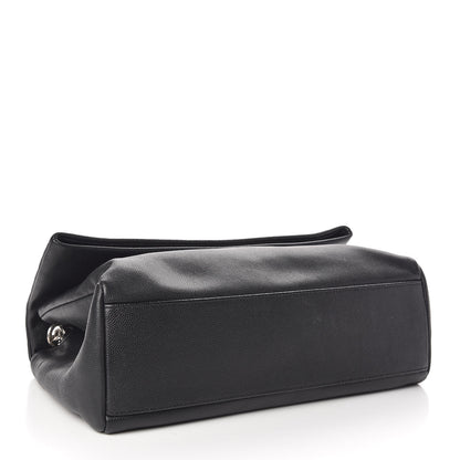 Saint Laurent Grain De Poudre Medium West Hollywood Monogram Fold-Over Black 4 of 11
