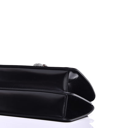 Gucci Calfskin Bamboo Medium Thiara Top Handle Bag Black 9 of 11
