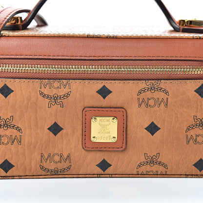 MCM Visetos Vanity Case Cognac 7 of 14
