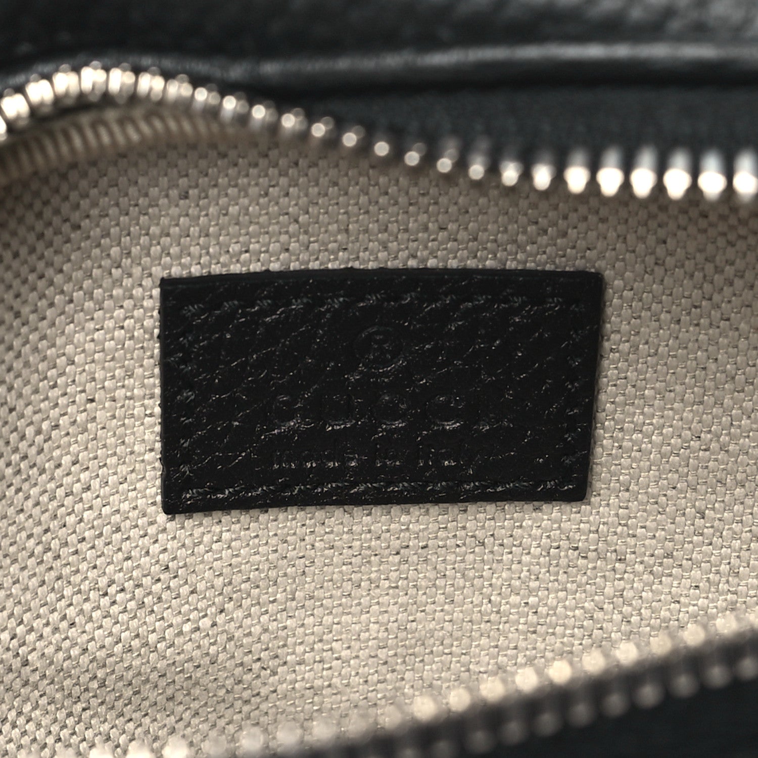 Gucci Piuma Calfskin Jumbo GG Embossed Small Belt Bag Black 6 of 10