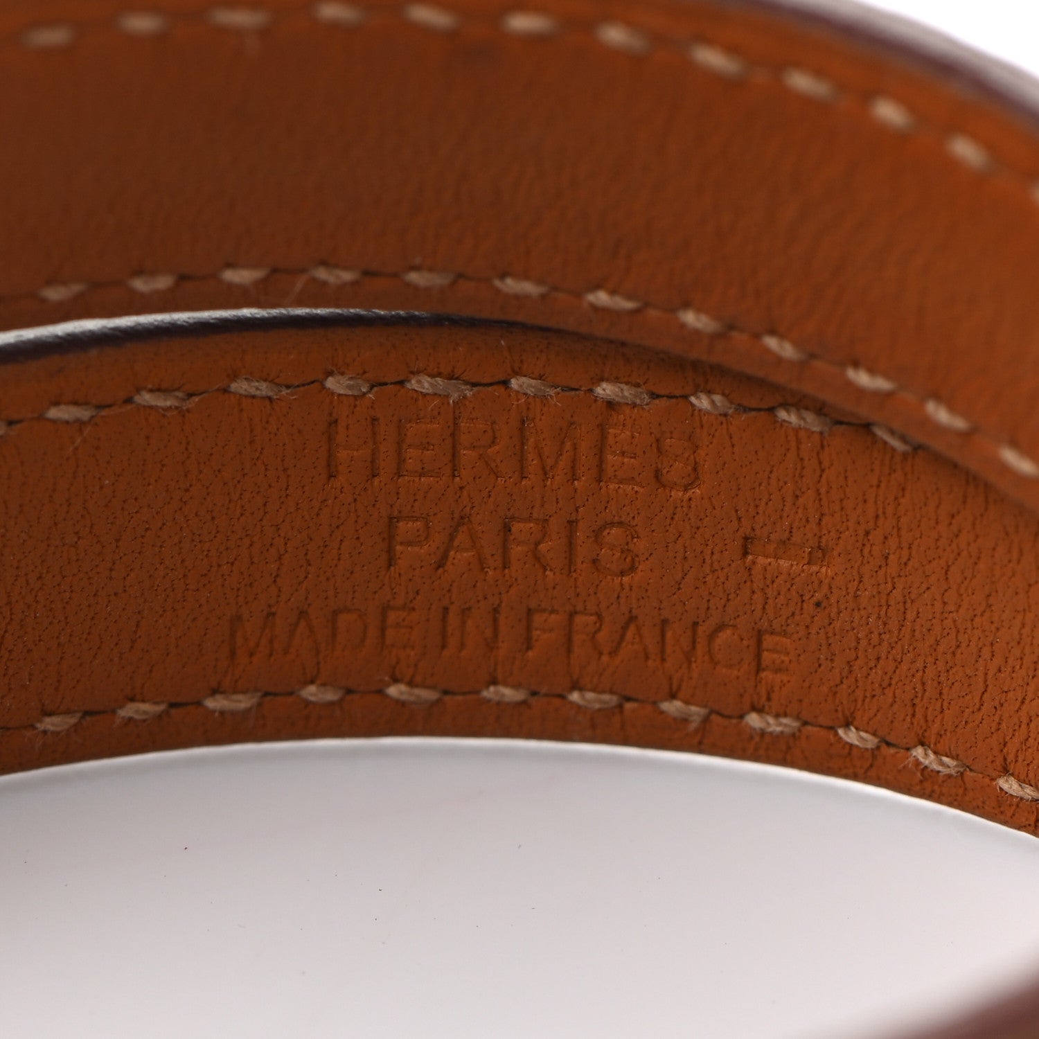 Hermes Lizard Kelly Double Tour Bracelet XS Ficelle 4 of 7
