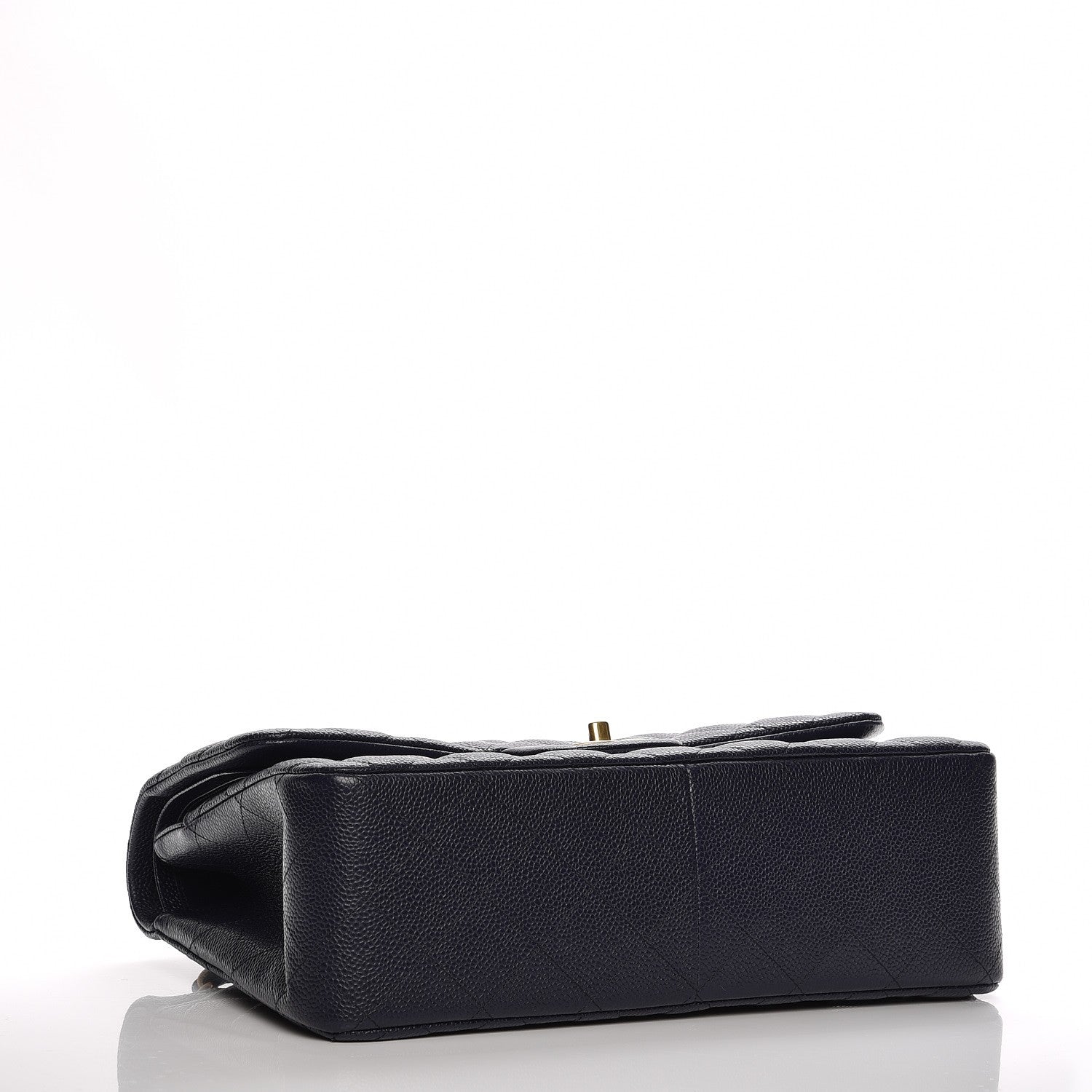 Chanel Caviar Quilted Jumbo Double Flap Navy 4 of 7