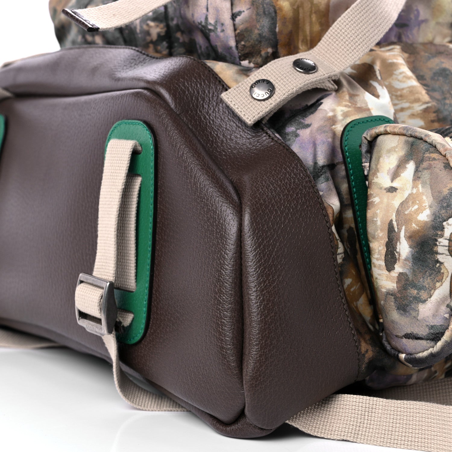 Gucci X THE NORTH FACE Econyl Nylon Landscape Print Shell Backpack Multicolor 10 of 10