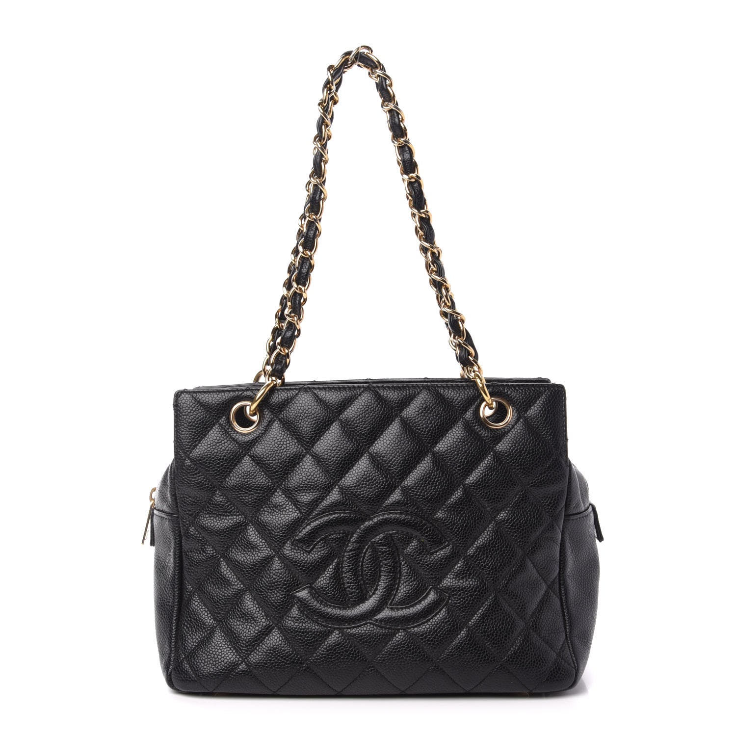 Chanel Caviar Quilted Petit Timeless Tote PTT Black 1 of 10