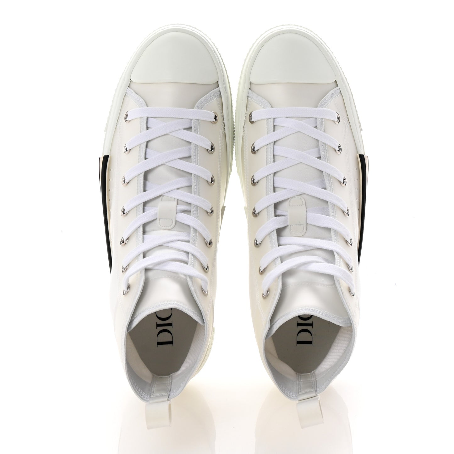 Canvas Mens B23 High Top Sneakers 42 White