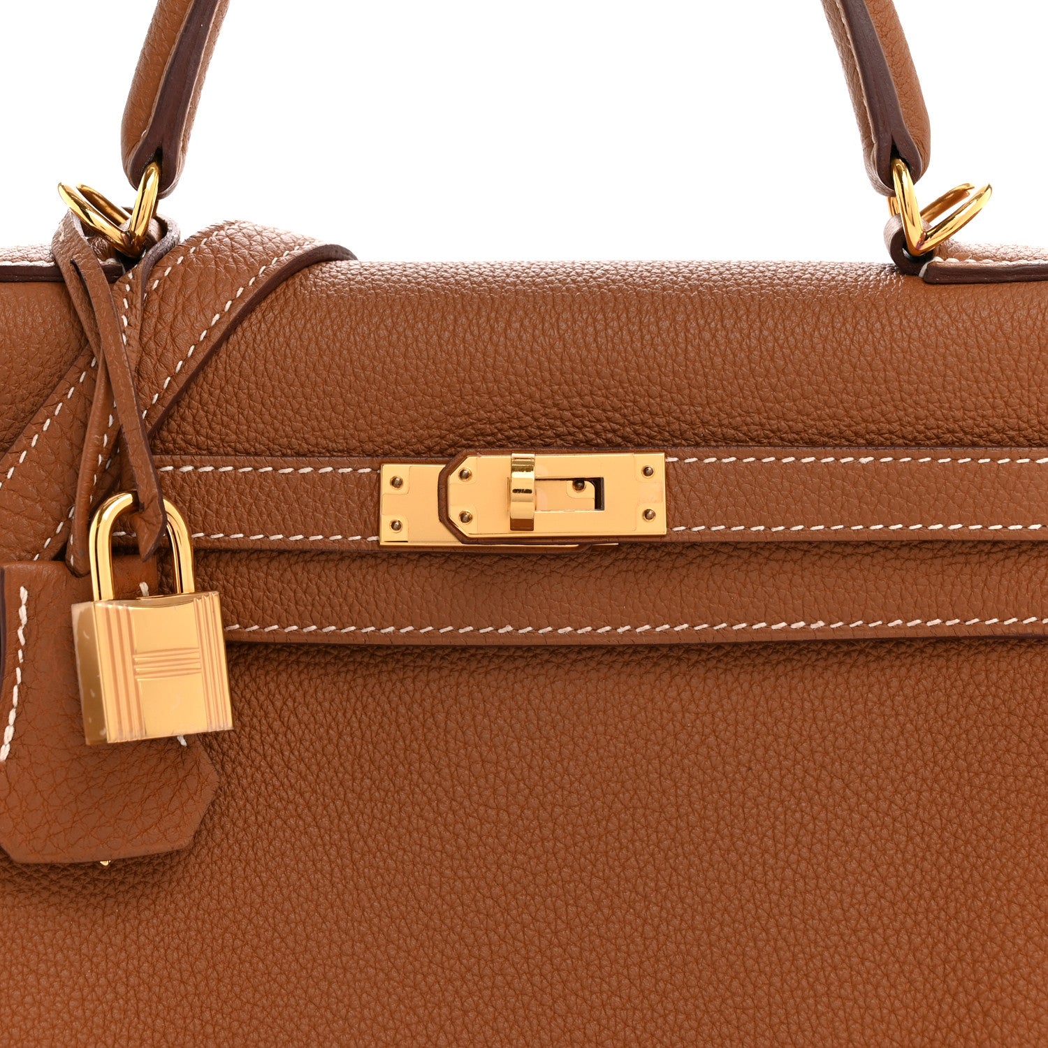 Hermes Togo Kelly Retourne 25 Gold 8 of 16