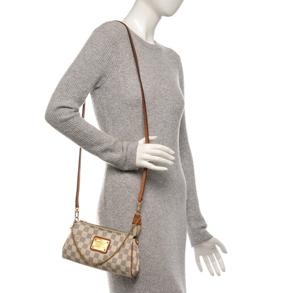 Louis Vuitton Damier Azur Eva Clutch 2 of 11