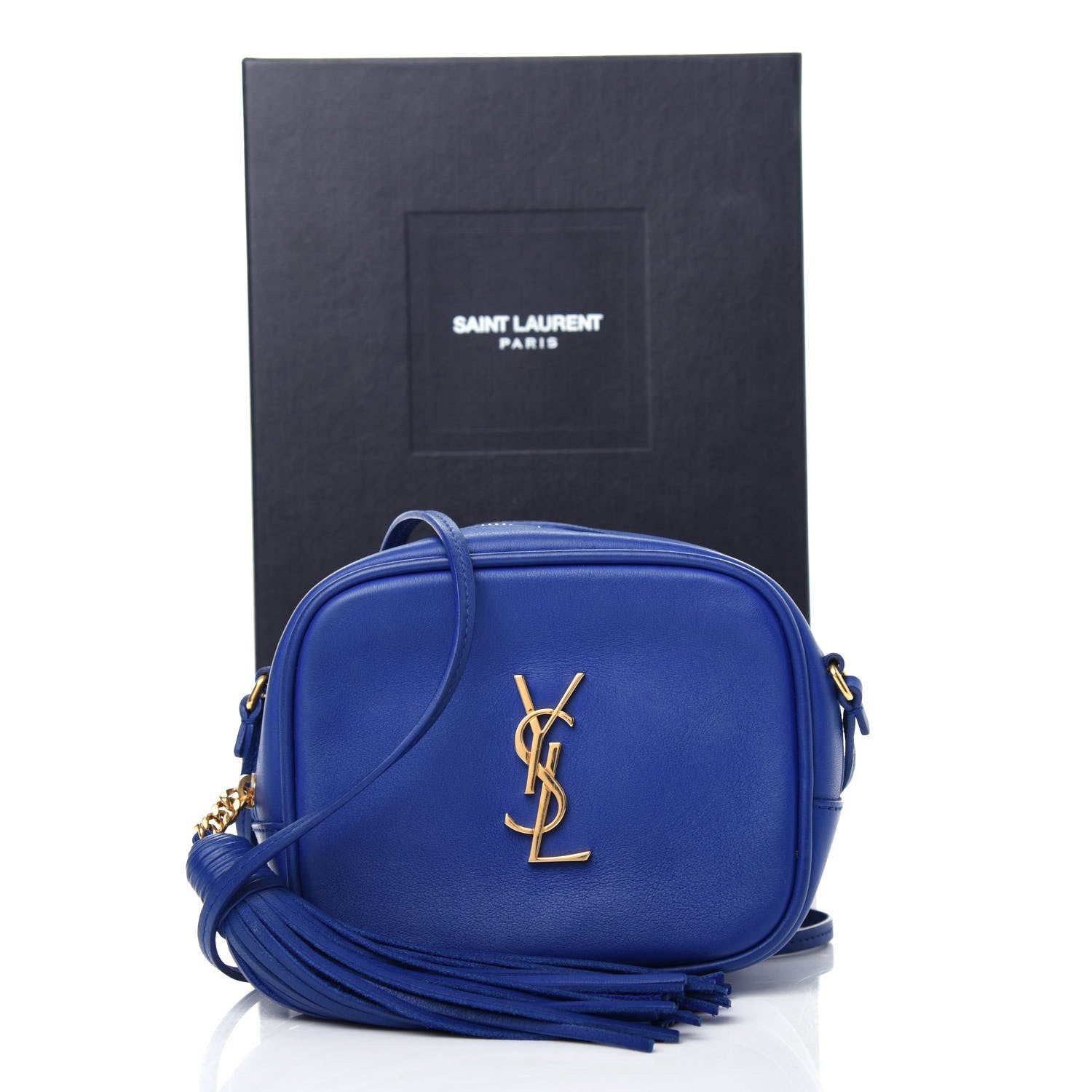 Saint Laurent Nappa Monogram Blogger Bag Outremer 11 of 11
