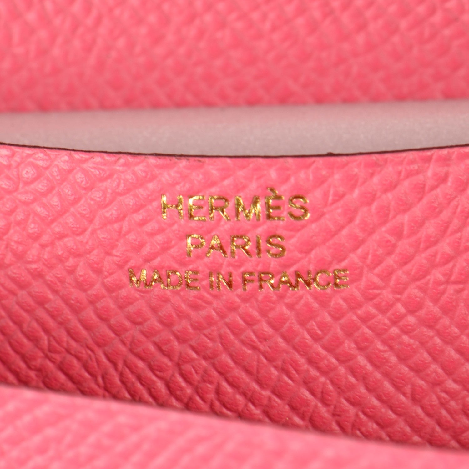 Hermes Epsom Bearn Gusset Wallet Rose Azalee 10 of 11