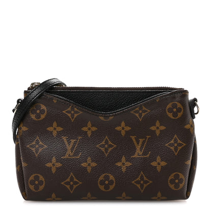 Louis Vuitton Monogram Pallas Crossbody Black 1 of 11
