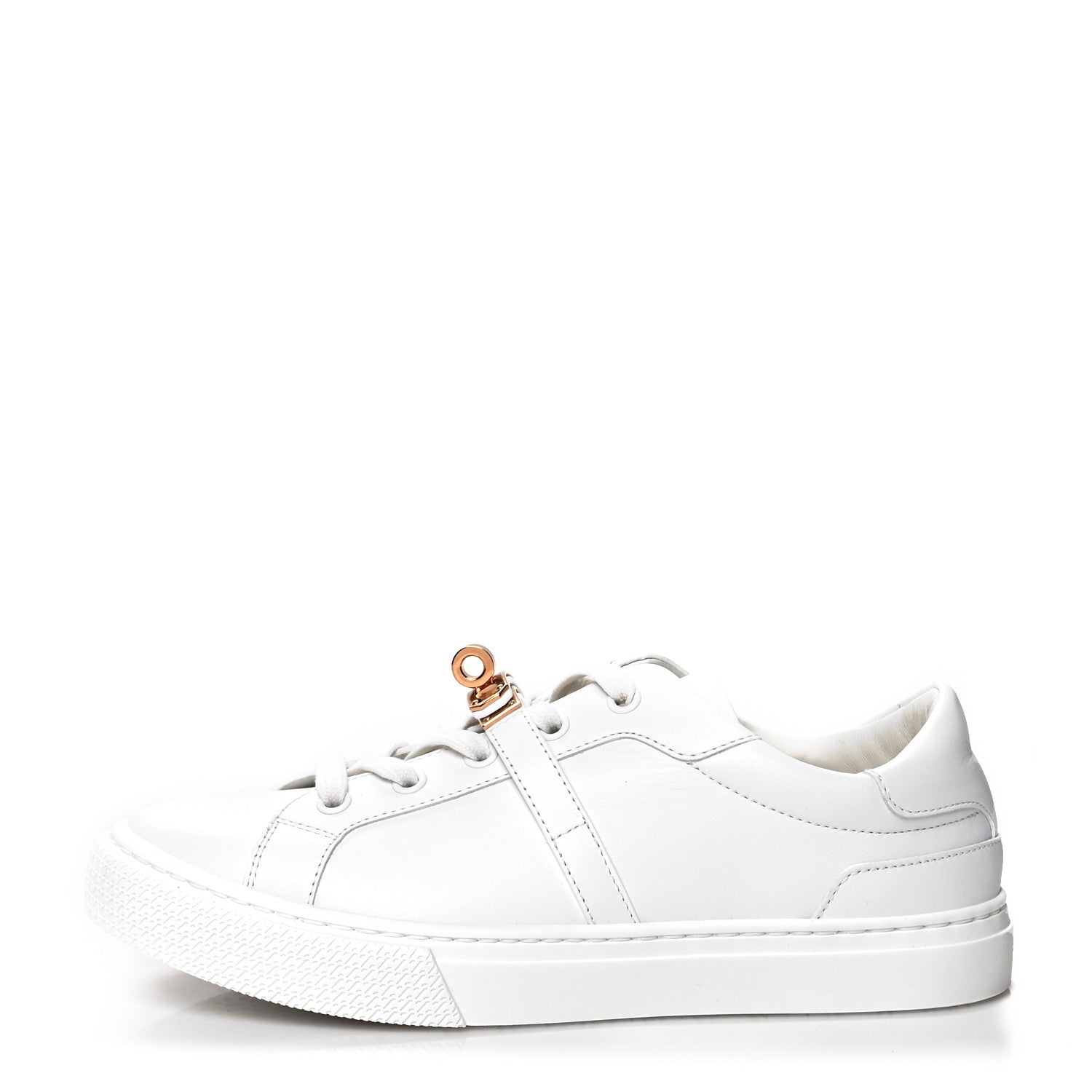 Hermes Calfskin Day Sneakers 36.5 White 1 of 8