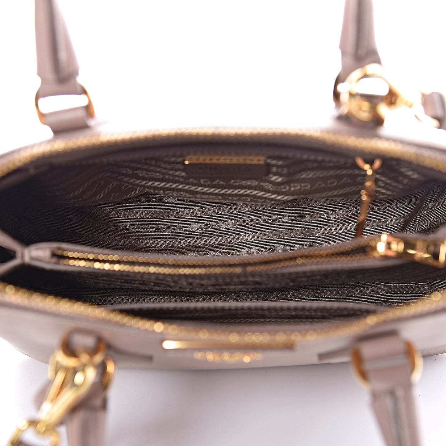 Saffiano Lux Small Promenade Tote Cammeo