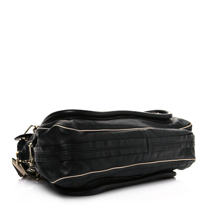 Chloe Calfskin Large Military Paraty Black 3 of 11