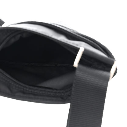 Prada Nylon Flat Messenger Bag Black 5 of 10
