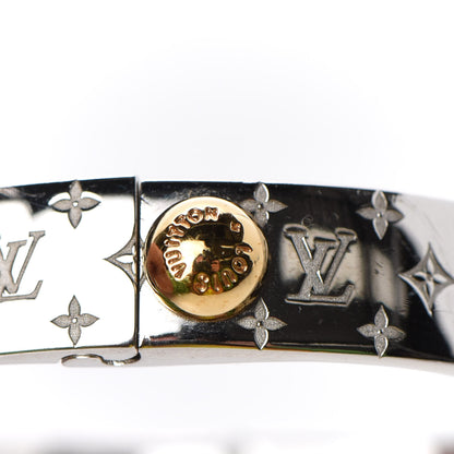 Louis Vuitton Palladium Monogram Nanogram Cuff M 7 of 7