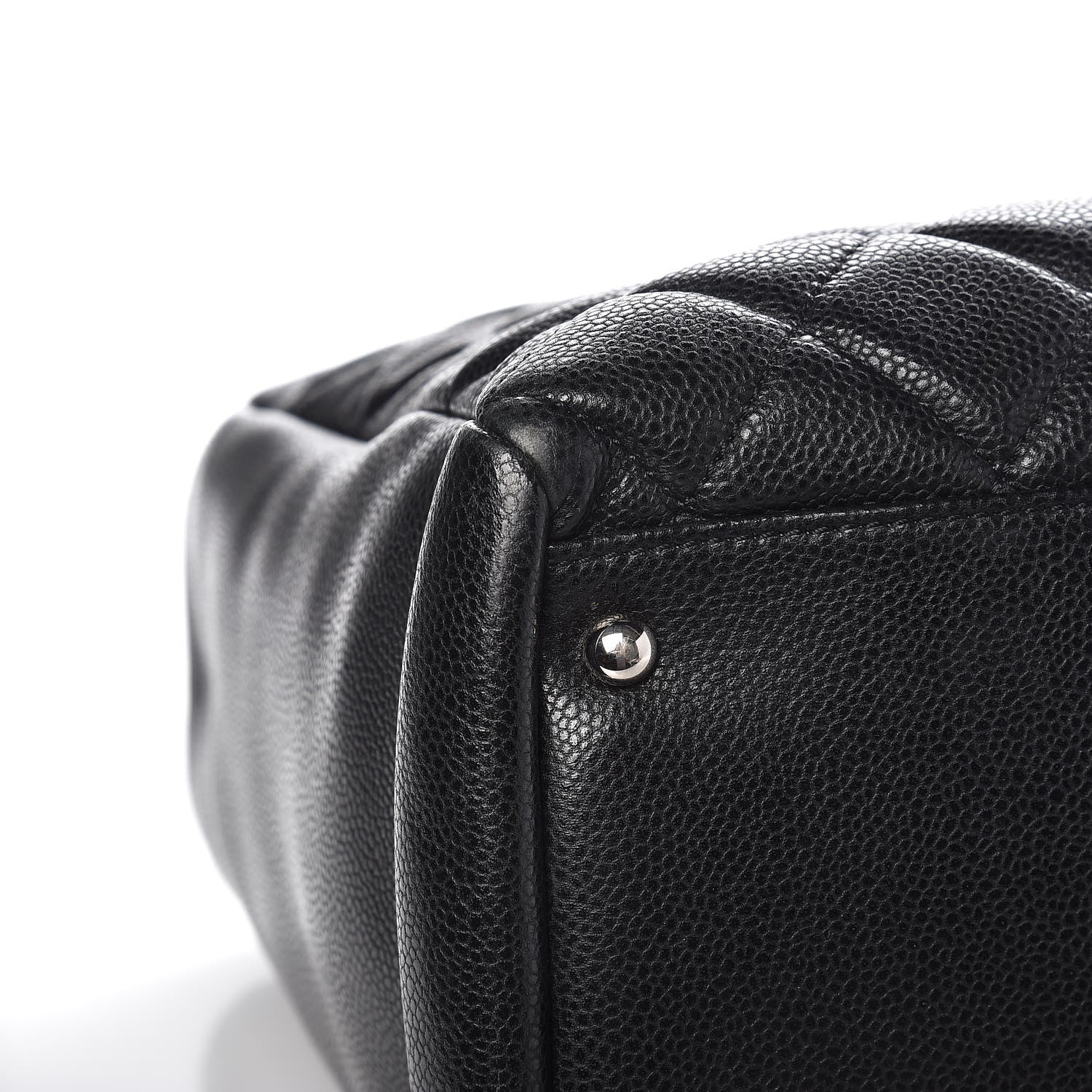 Chanel Caviar Quilted Grand Shopping Tote GST Black 10 of 14