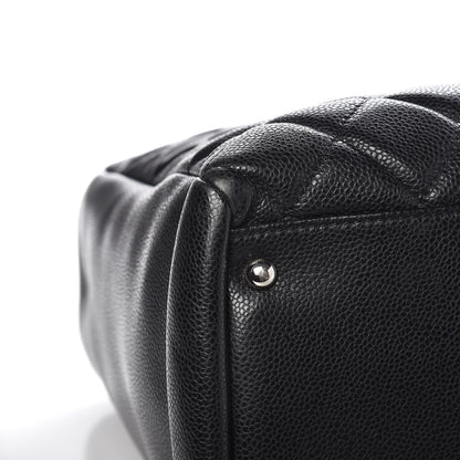 Chanel Caviar Quilted Grand Shopping Tote GST Black 10 of 14
