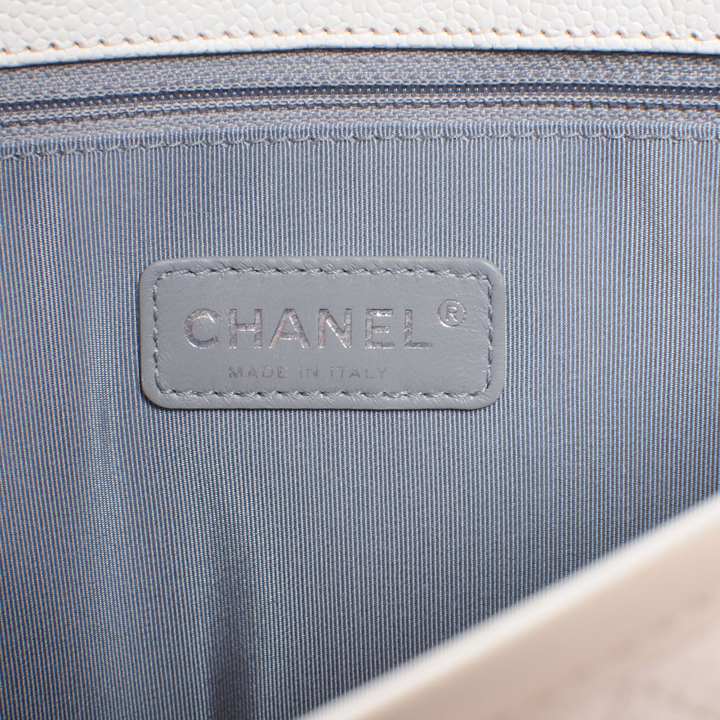 Caviar French Riviera Large Flap White