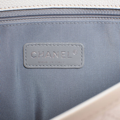 Chanel Caviar French Riviera Large Flap White 6 of 8
