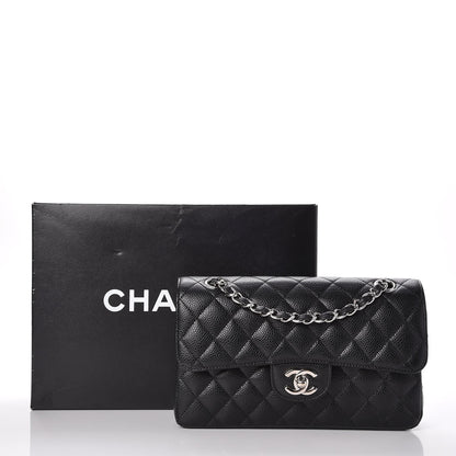 Chanel Caviar Quilted Small Double Flap Black 9 of 9