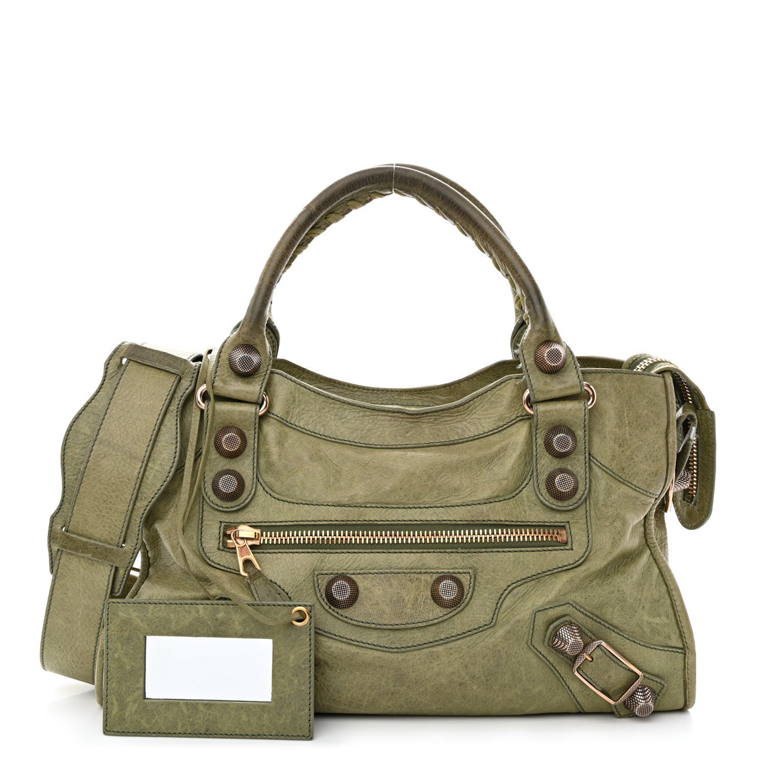 Balenciaga Agneau Giant 21 Rose Gold Hardware City Light Olive 1 of 16