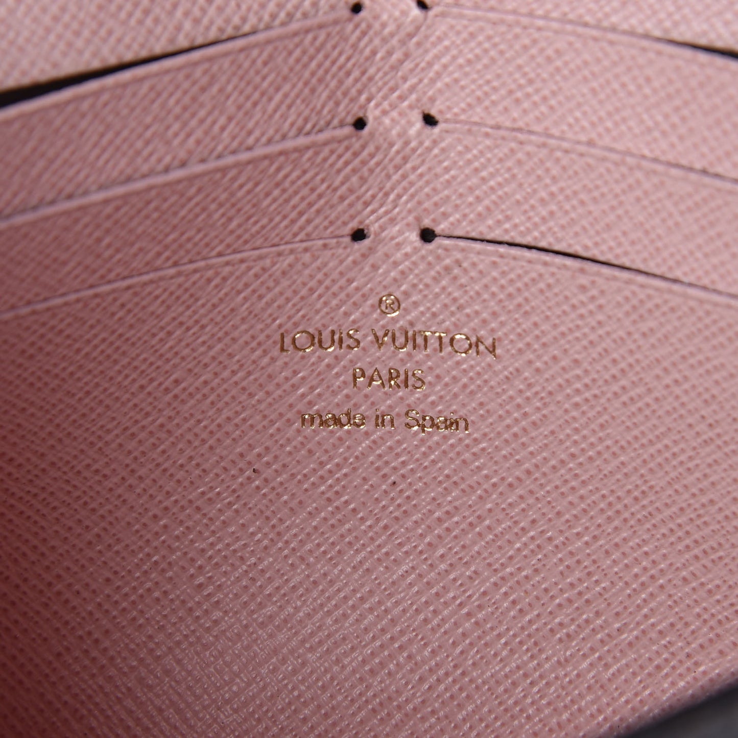 Monogram Jeanne Wallet Rose Ballerine