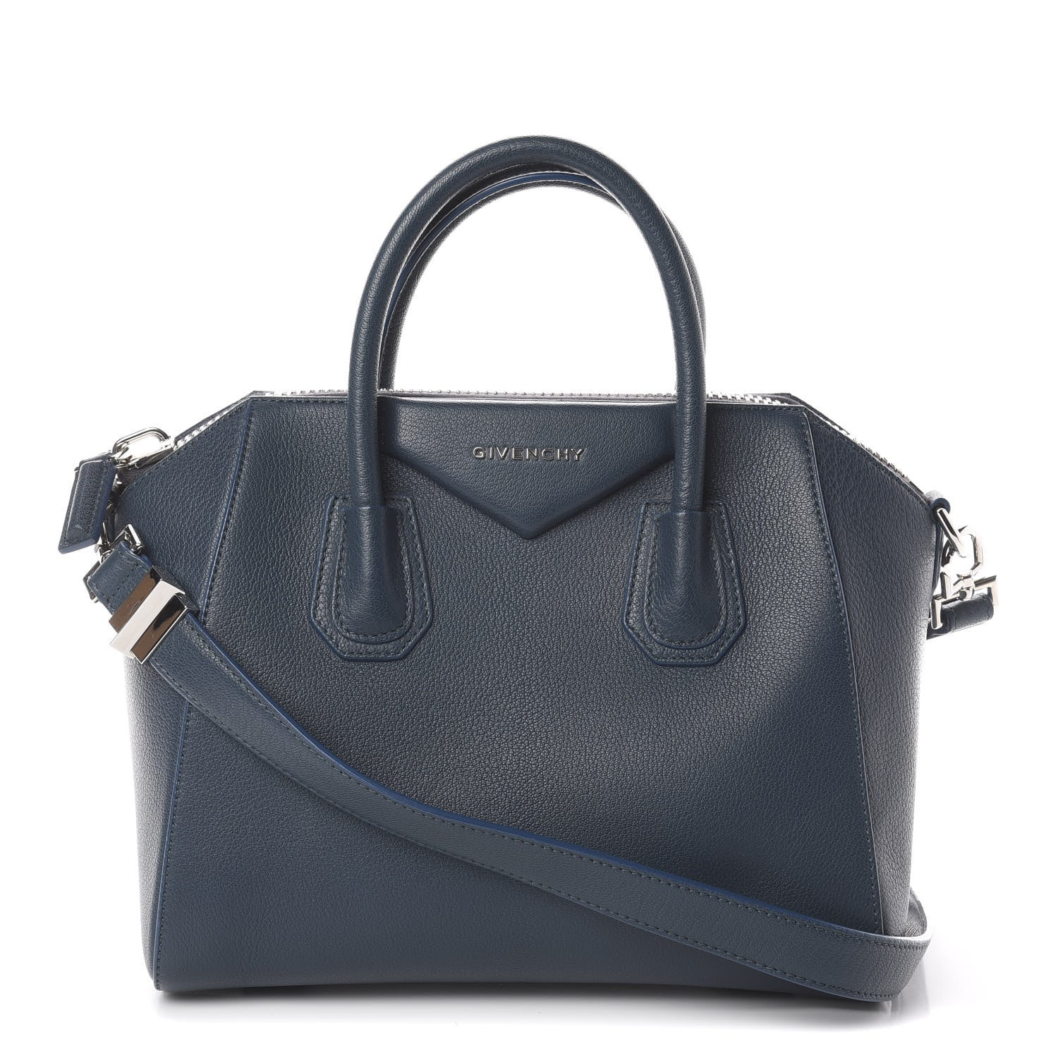 Givenchy Sugar Goatskin Small Antigona Mineral Blue 1 of 8
