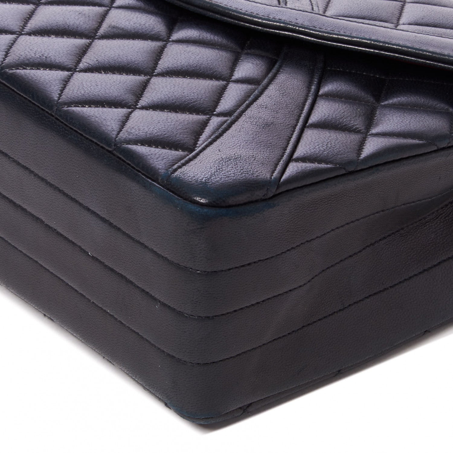 Chanel Lambskin Quilted Medium Single Flap Black 6 of 10