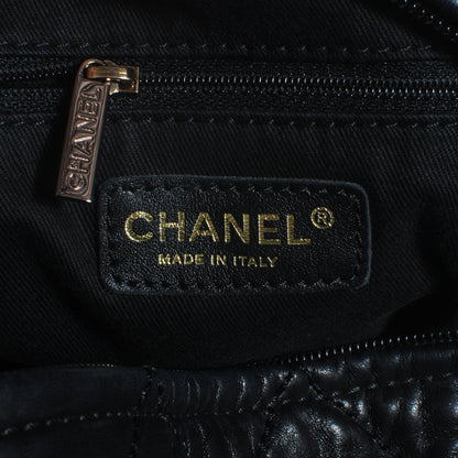 Chanel Lambskin Cloudy Bundle Hobo Black 7 of 8