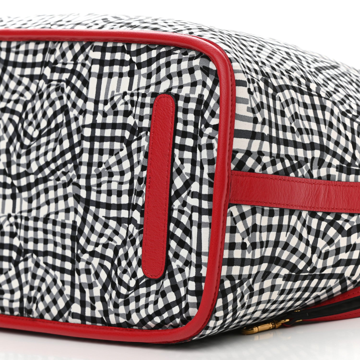 MCM Visetos Large Liz Reversible Shopper Tote Ruby Red 14 of 15