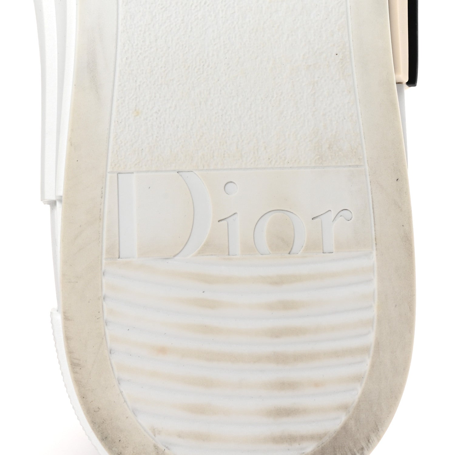 Christian Dior Technical Canvas Oblique Mens B23 Low Top Sneaker 45 White Black 7 of 10