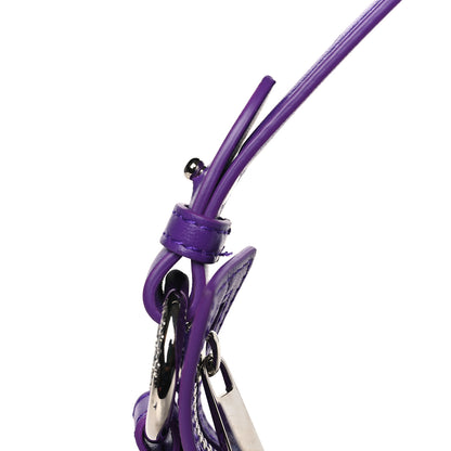 Versace Crystal Repeat Mini Hobo Purple 9 of 9