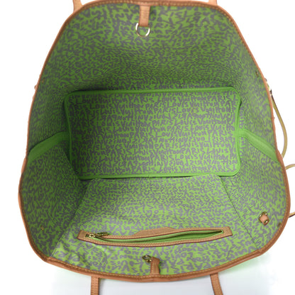 Louis Vuitton Monogram Graffiti Neverfull GM Green 5 of 20