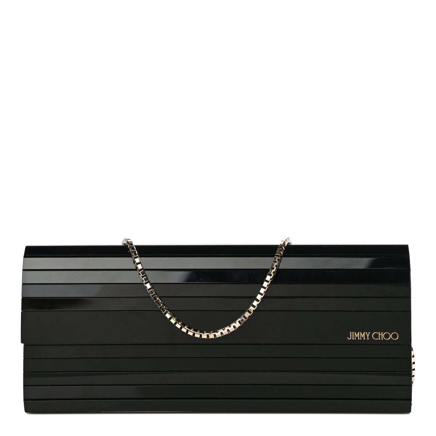 Acrylic Sweetie Clutch Black
