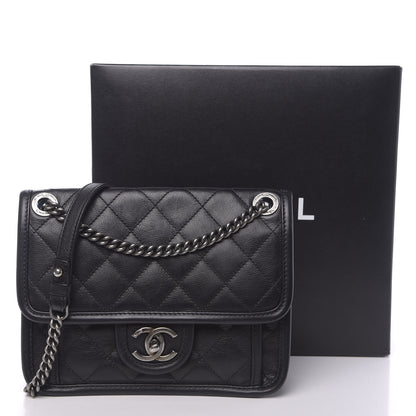 Chanel Calfskin Quilted Mini French Riviera Flap Black 11 of 11